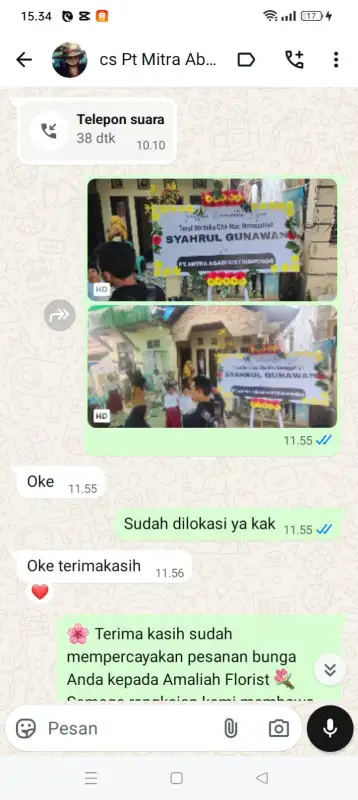 Testimonial Papan ucapan LAMPUNG BARAT